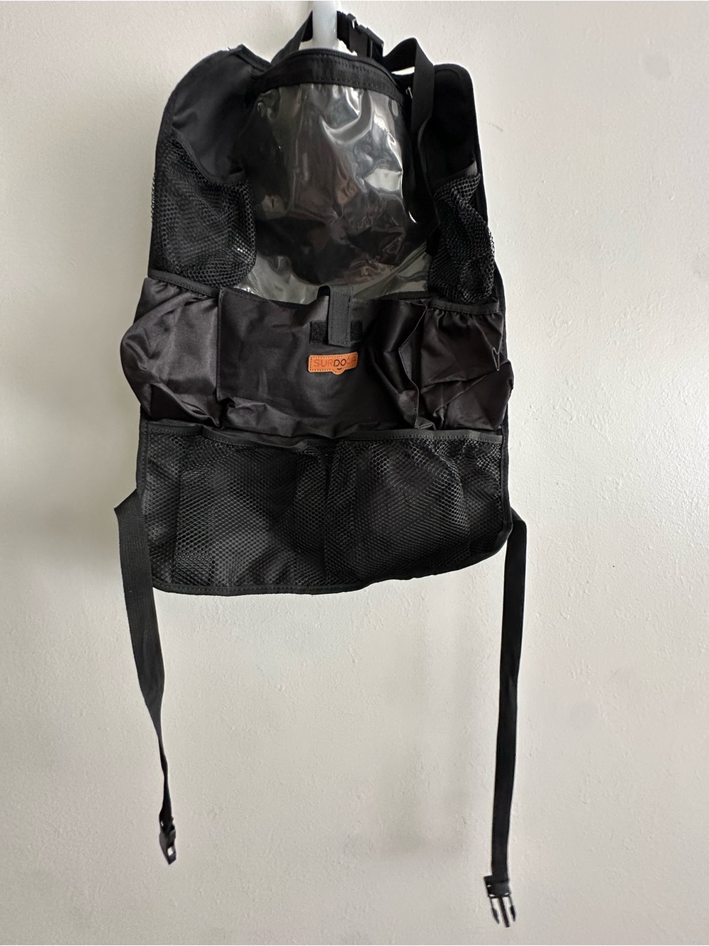Black Mesh Utility Seat Back Organizer -